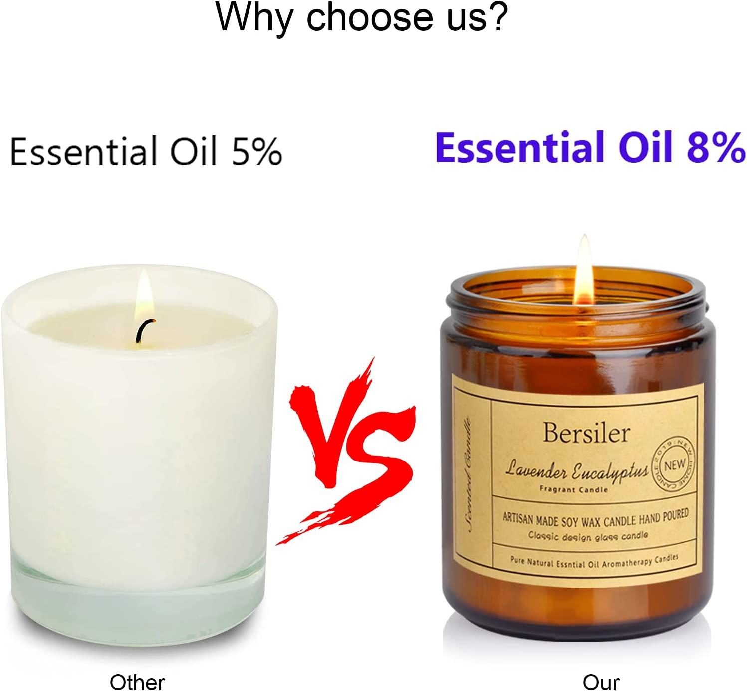 Calm, Eucalyptus Essential Oils Candle, 6 oz