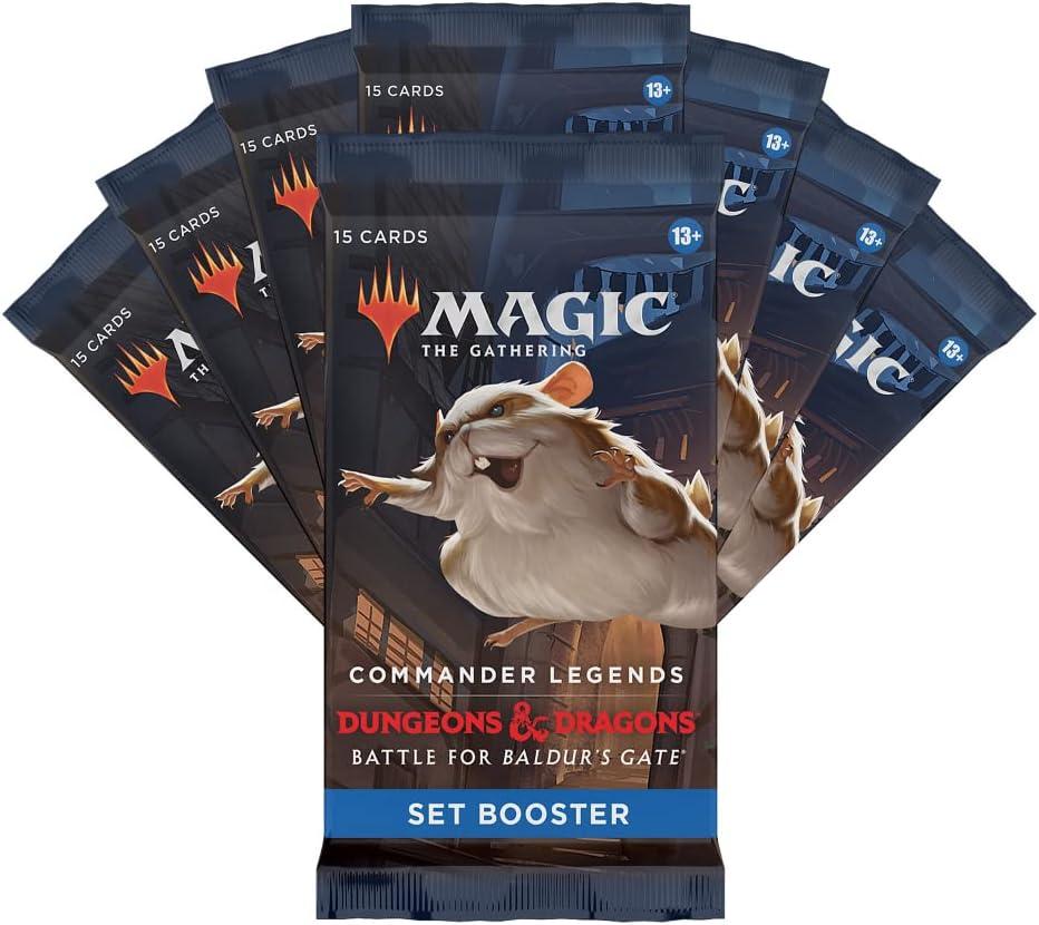 Magic The Gathering Commander Legends Battle for Baldur's Gate Bundle | 8 Set Boosters + Accessories | Buy Now with Express International Delivery | GoSupps.com Magic The Gathering Commander Legends Battle for Baldur's Gate Bundle | 8 Set Boosters + Accessories | Buy Now with Express International Delivery | GoSupps.com