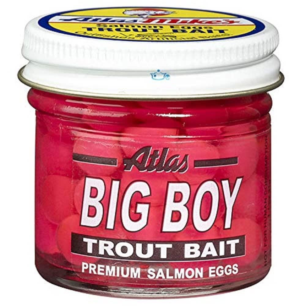 Atlas Fishing Bait Big Boy Salmon Eggs Pink