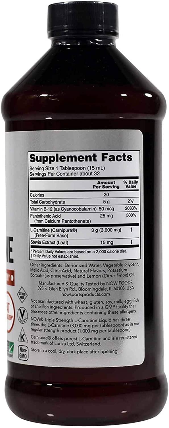 now l carnitine liquid 3000 mg WHY LIQUID L-CARNITINE 3000? 💥 3000mg L-Carnitine per serving 💥 Zero  sugar, zero crash 💥 Tastes insanely good 💥 Supports fat metabolism &  energy production No mixing. No mess. Just results. Shop main image 0