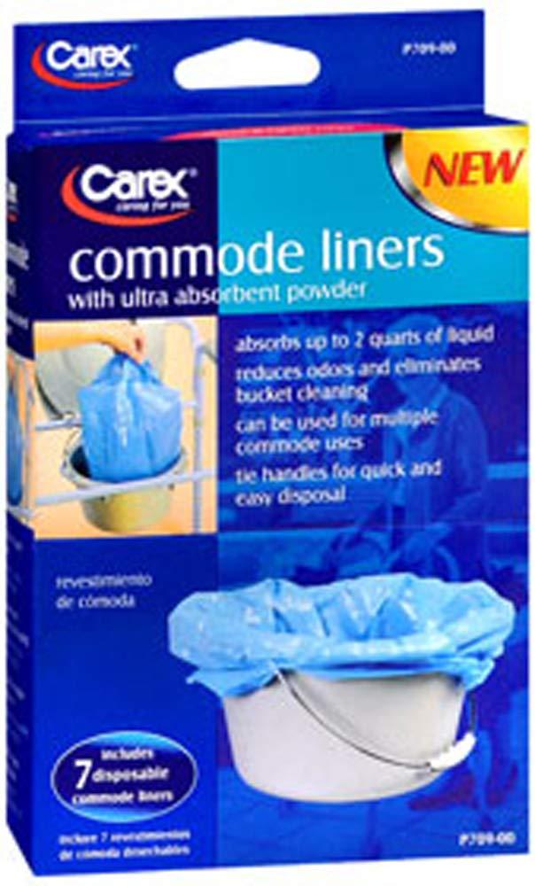 Carex Commode Liners Pack of 14 (2 Packs of 7)