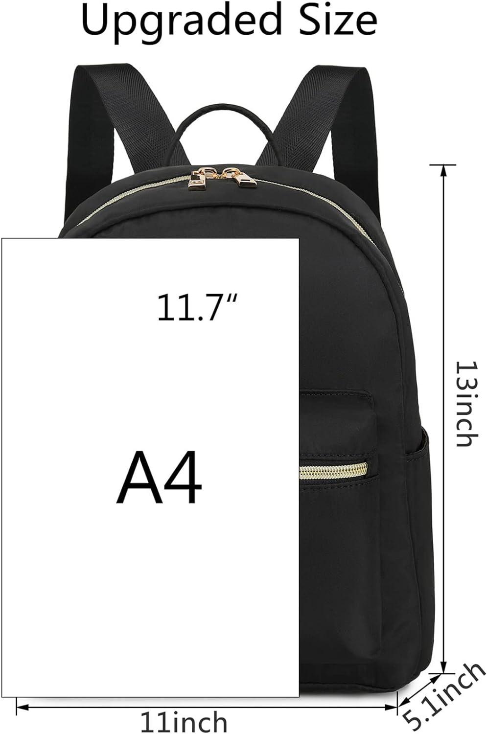 Small Backpack Purse for Teen Girls Women Cute PU Leather Mini Bag Travel  Bags-Black - Walmart.com