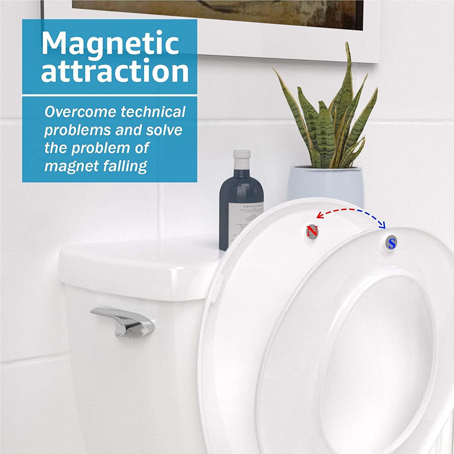 Round Toilet Seat With Toddler Seat Built In, Slow Close, Child Integrated Toilet