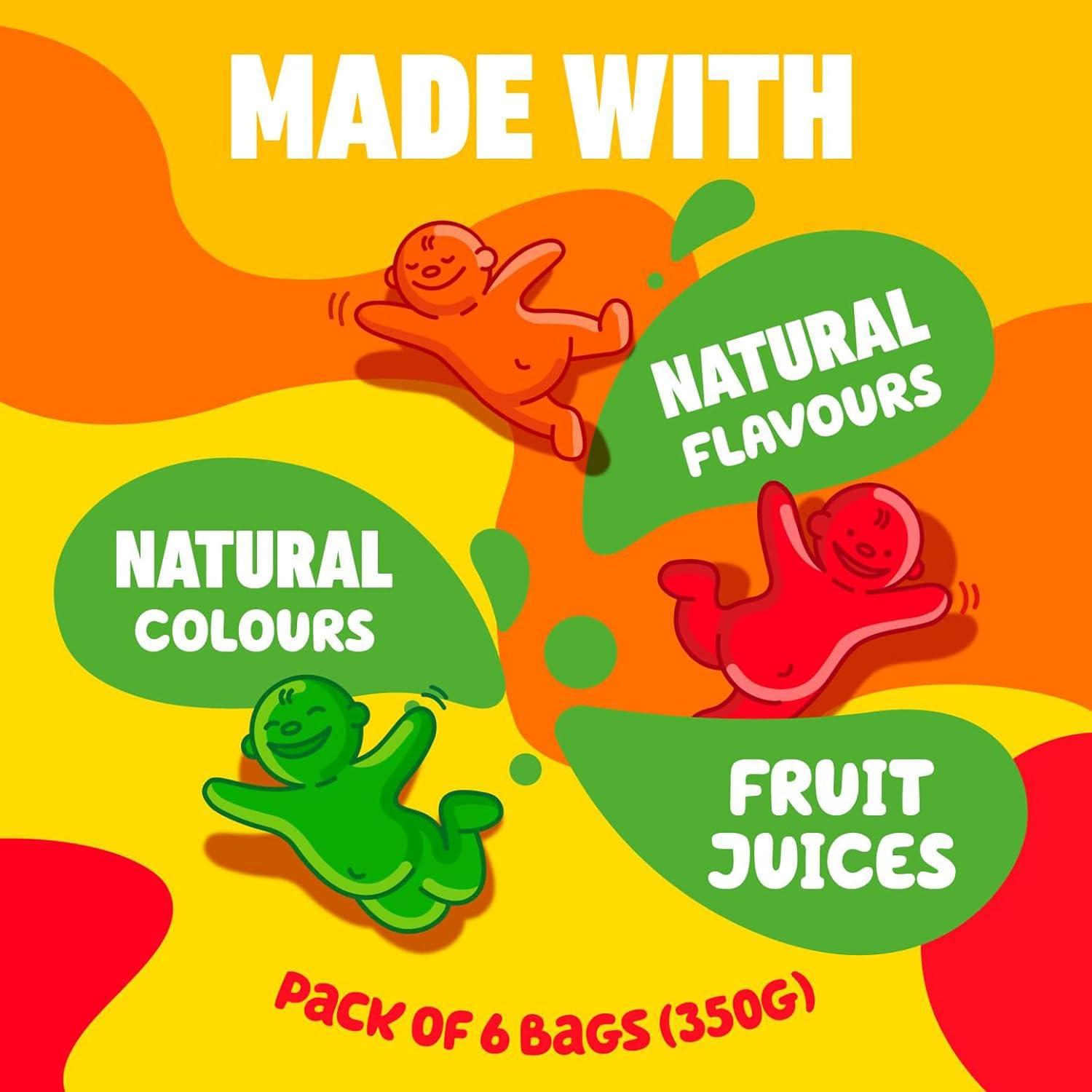 Maynards Bassetts Jelly Babies Bursting with Fruity Flavours Soft