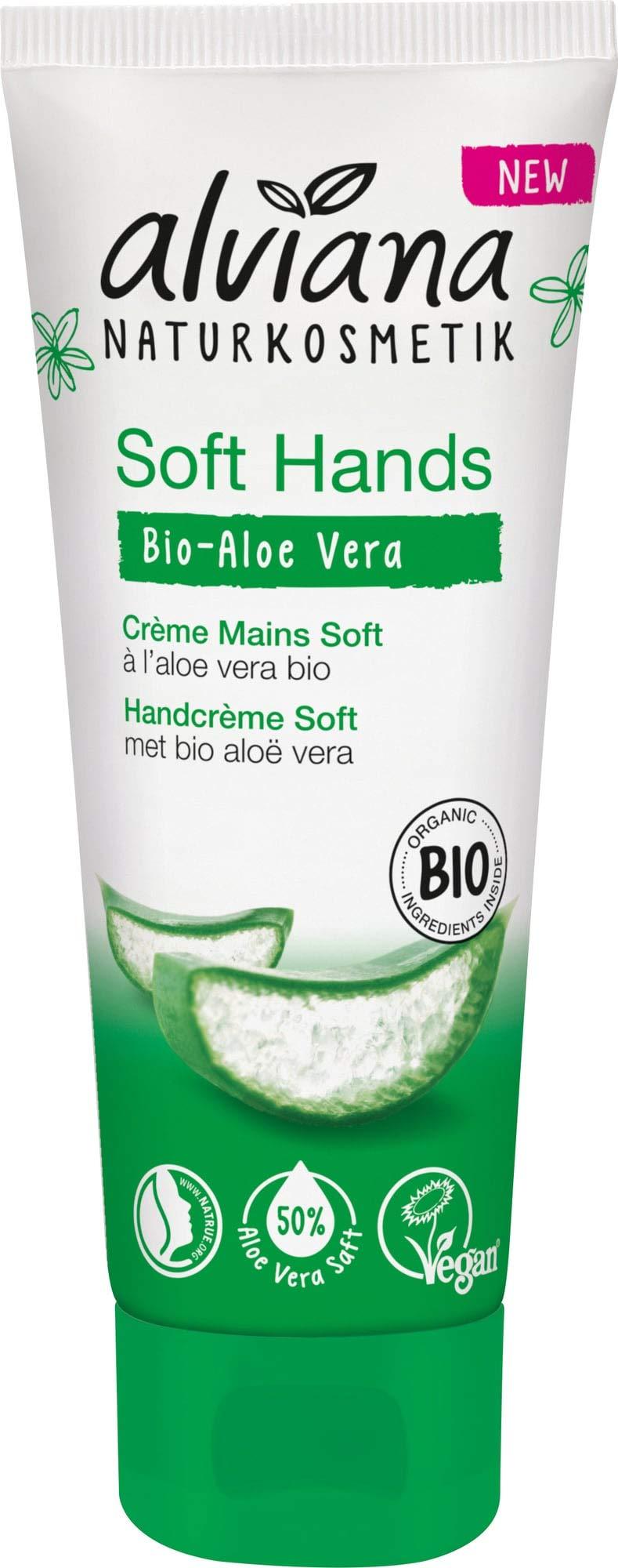 Soft Hand Cream with Organic Aloe Vera 75ml - Alviana | Nourishing &  Hydrating | International Shipping