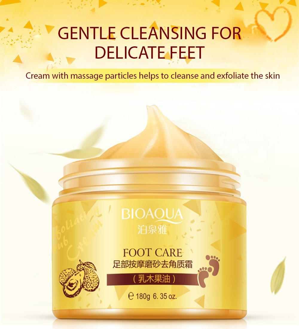 BIOAQUA Foot Care Herbal Massage ScrubExfoliating Cream Cleansing