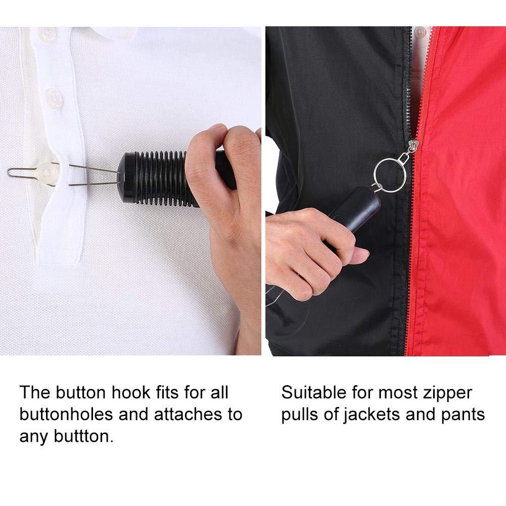 Button Hook Helper Delaman Clothes Zipper Hook Helper Button Puller  Dressing Aid Assist Device Arthritis Joint Pain Patients Home Accessories
