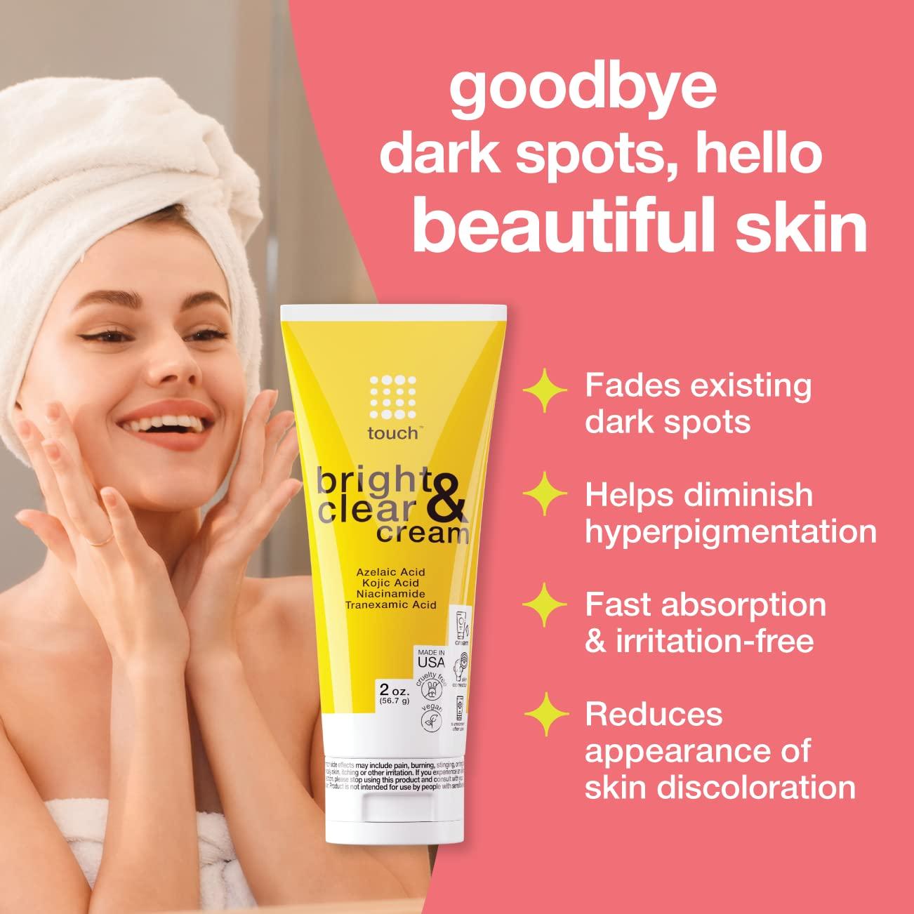 TOUCH Skin Lightening & Brightening Cream for Dark Spots on Face