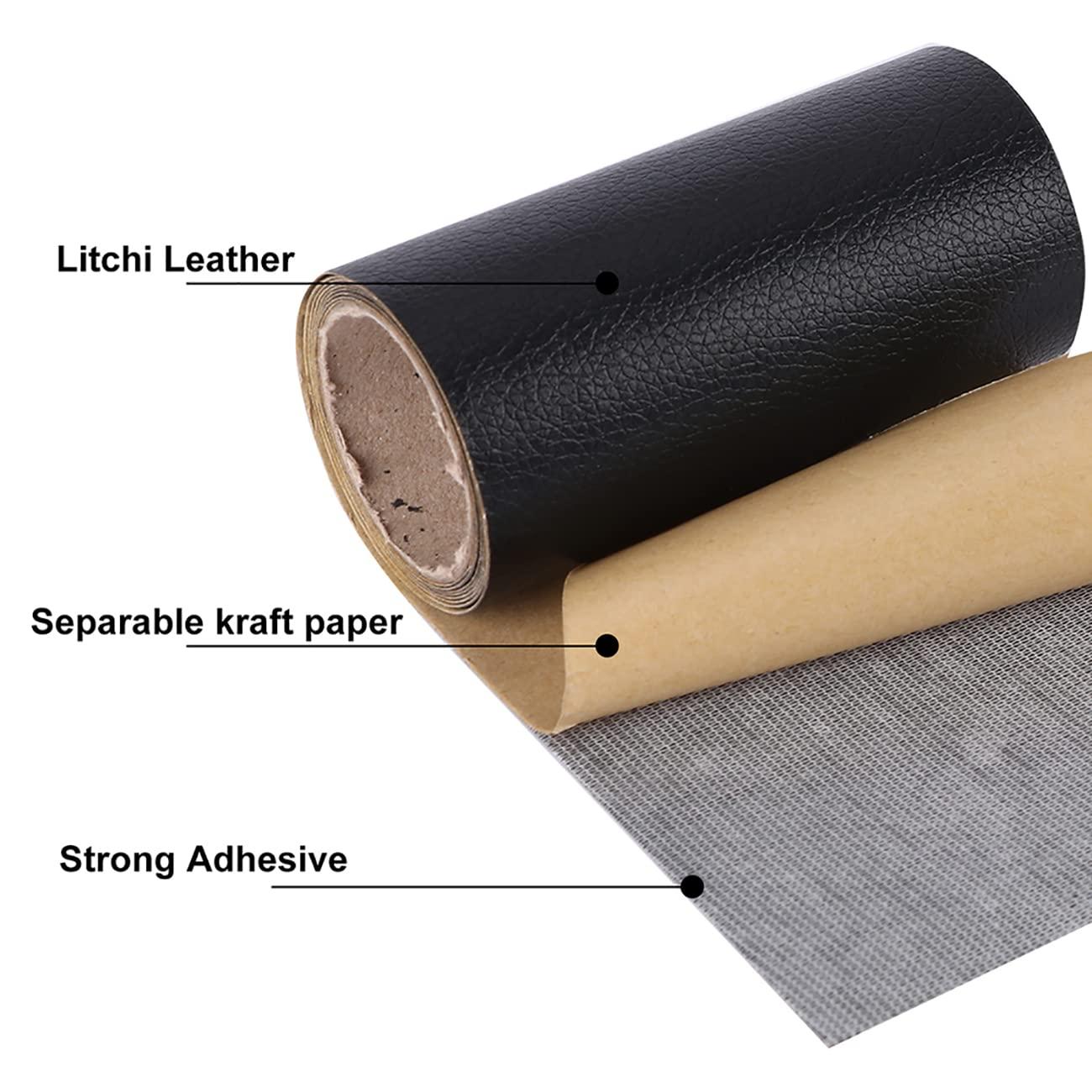 Leather Repair Tape, Self-Adhesive Leather Repair Patch for Sofas, Car  Seats, Handbags,Furniture, Drivers Seat 