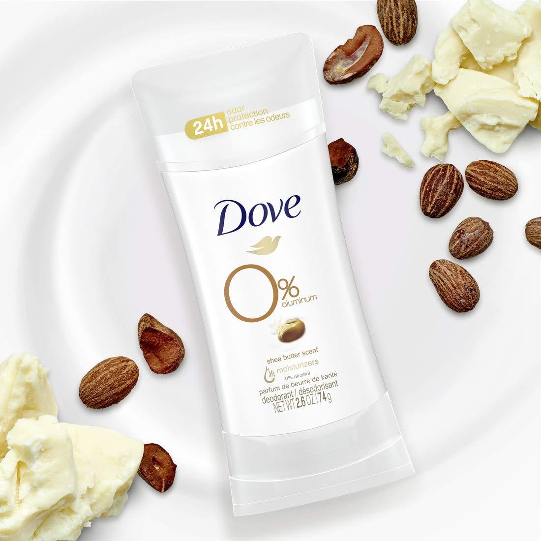 Dove Aluminum Free Deodorant 24hour Odor Protection Shea Butter