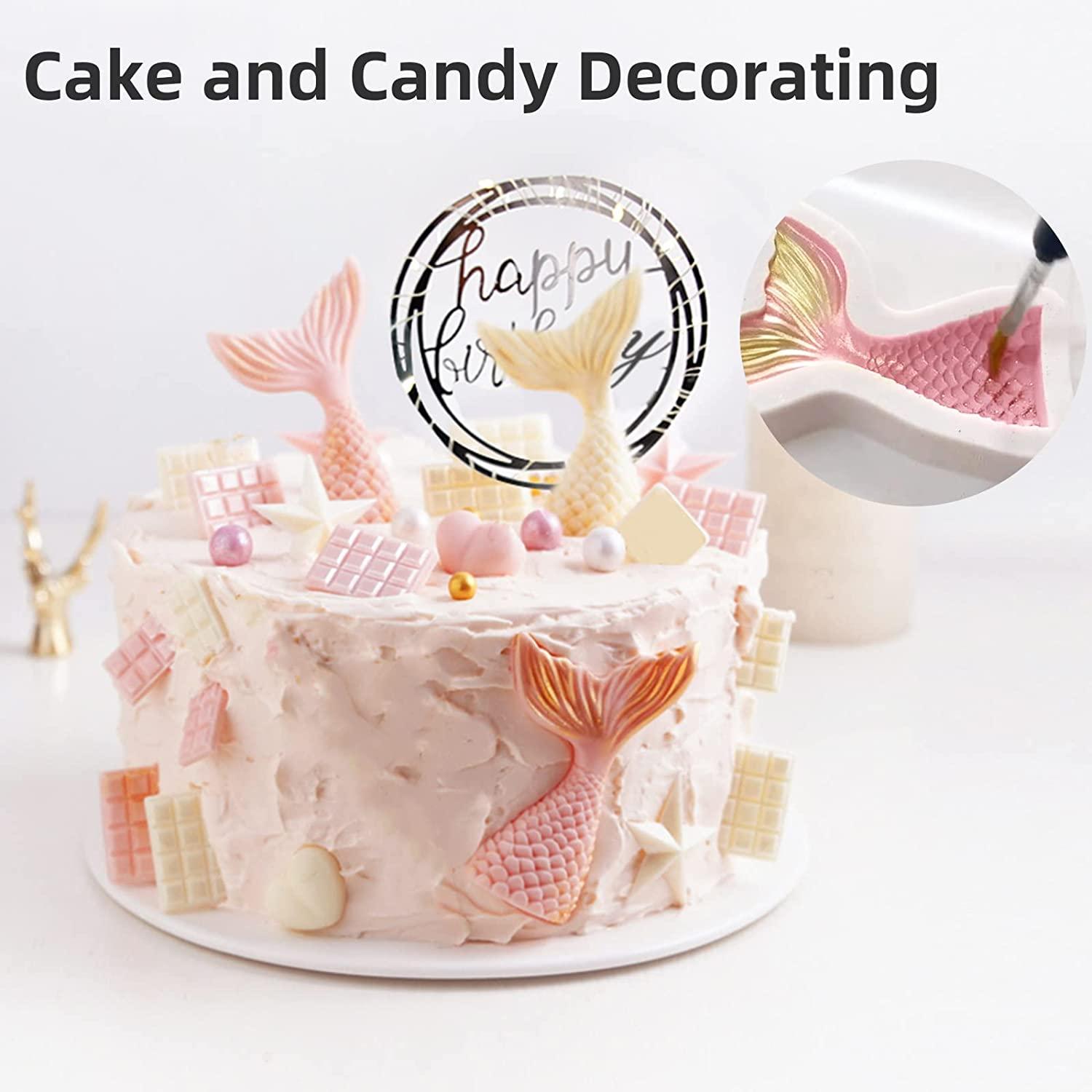 Luster Dust Edible Set 10 Colors YouTook Drink Glitter Edible Dust for Baking Decoration, Cakes