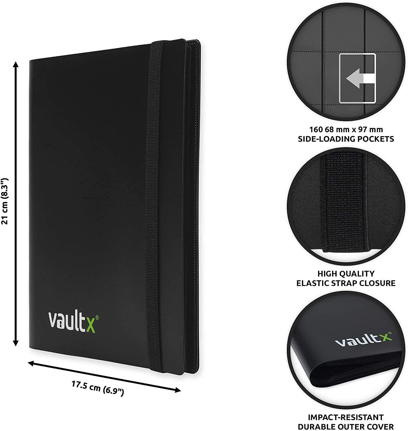Vault X 4 Pocket Trading Card Album Binder - 160 Side Loading Pockets for  TCG Black | Buy Now with Express International Delivery | GoSupps.com