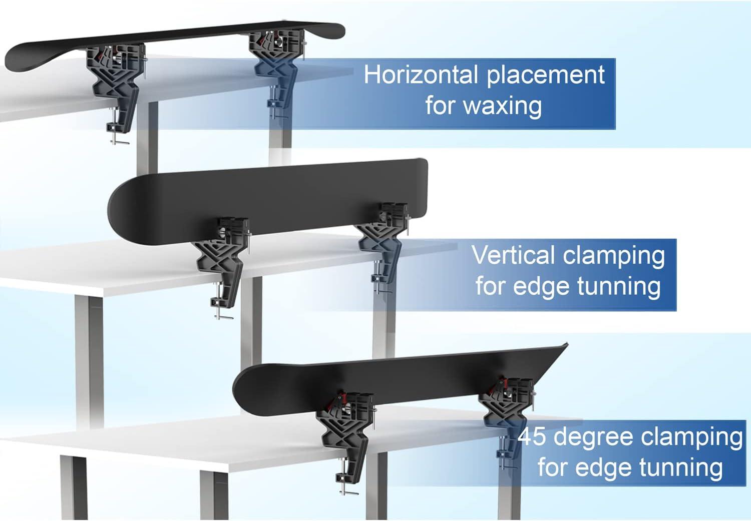 IGOSKI Ski and Snowboard Vice, NoSlip Vise Grips, Upgrade Adjustable