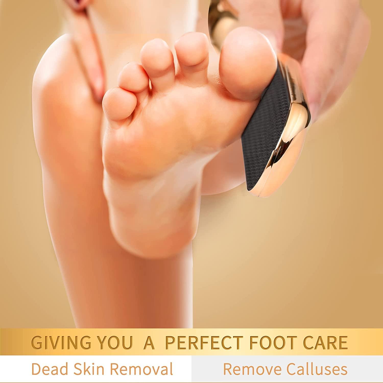 Glass Foot File for Dead Skin, Foot Callus Remover with Glass Etching Technology, Nano Glass