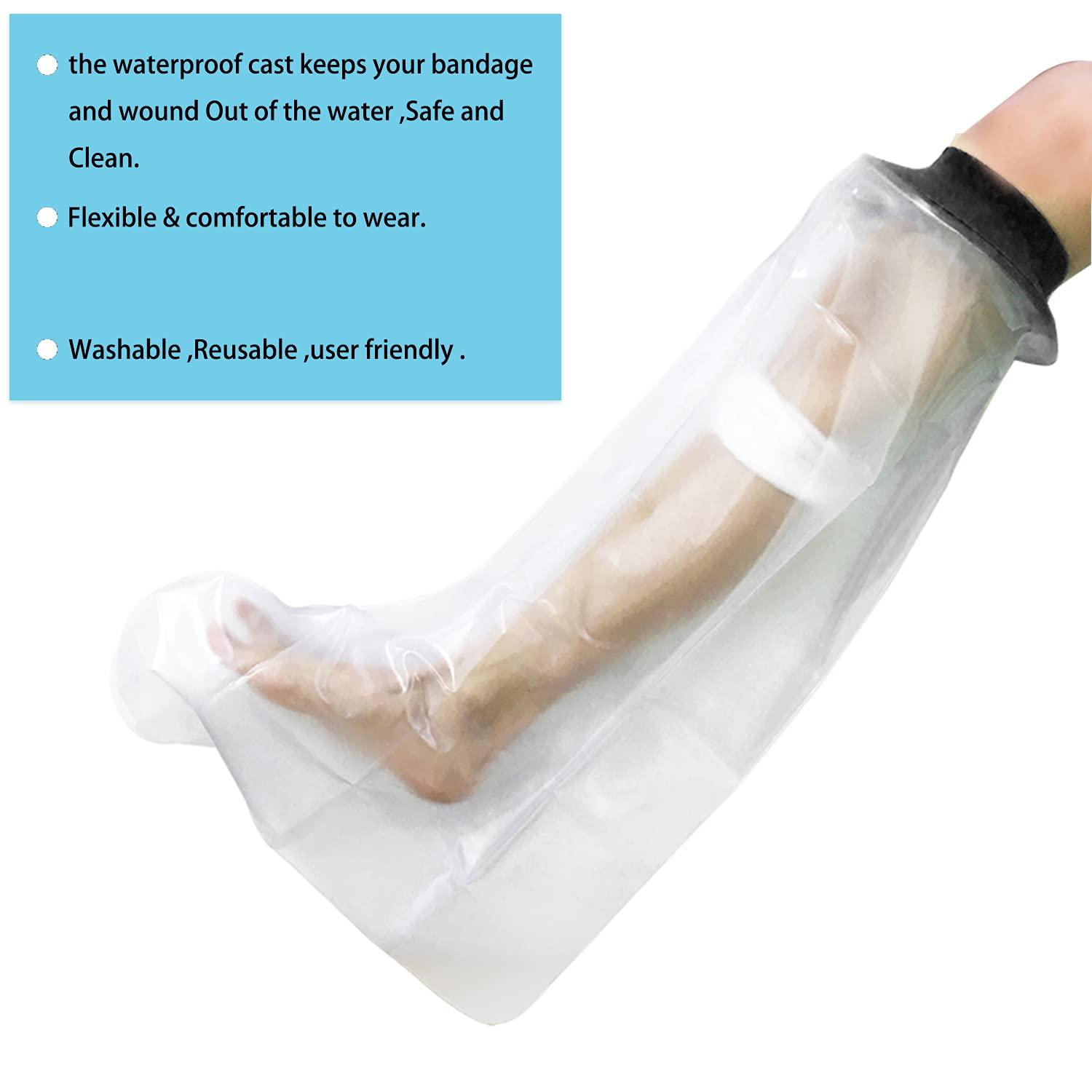Waterproof Cast Cover Leg Child for Shower Upgraded Cast Protector Leg