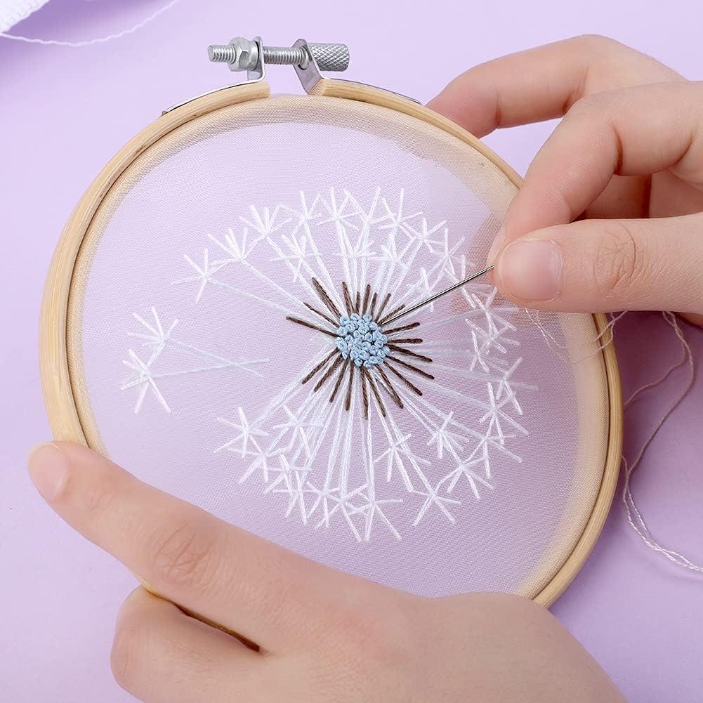 30 Pieces Stitching Needles Big Eye Embroidery Needles for Hand