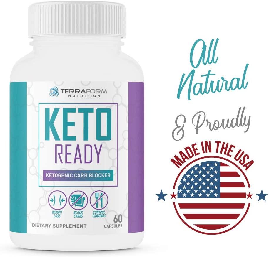 Keto Ready Max Strength Keto Carb Blocker 1200mg Burn Fat & Block