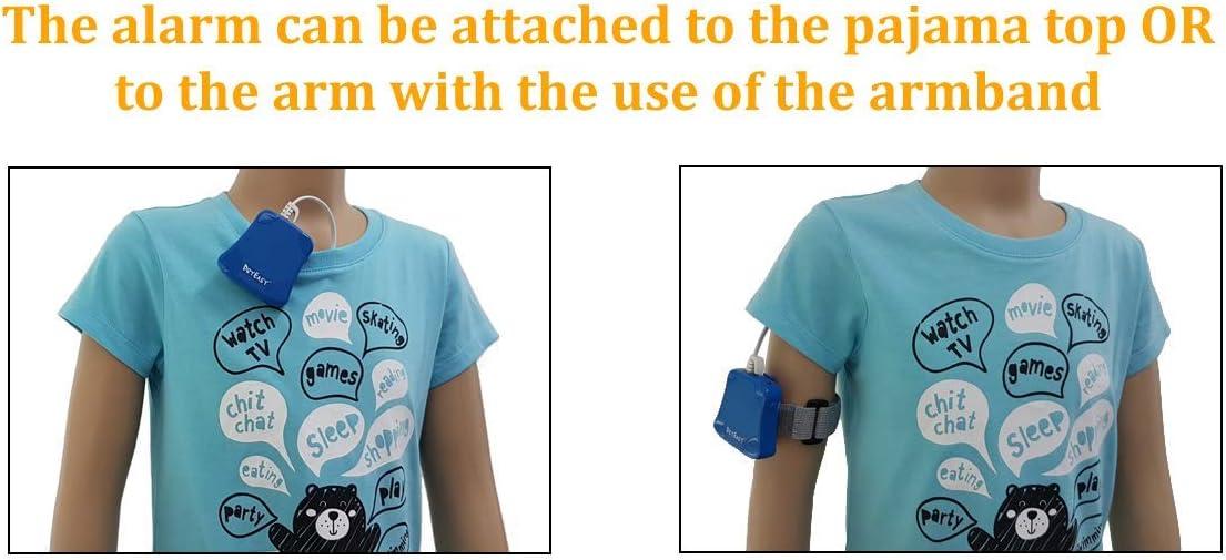 DRYEASY Bedwetting Alarm with Volume Control and Vibration 6 Selectable Sounds