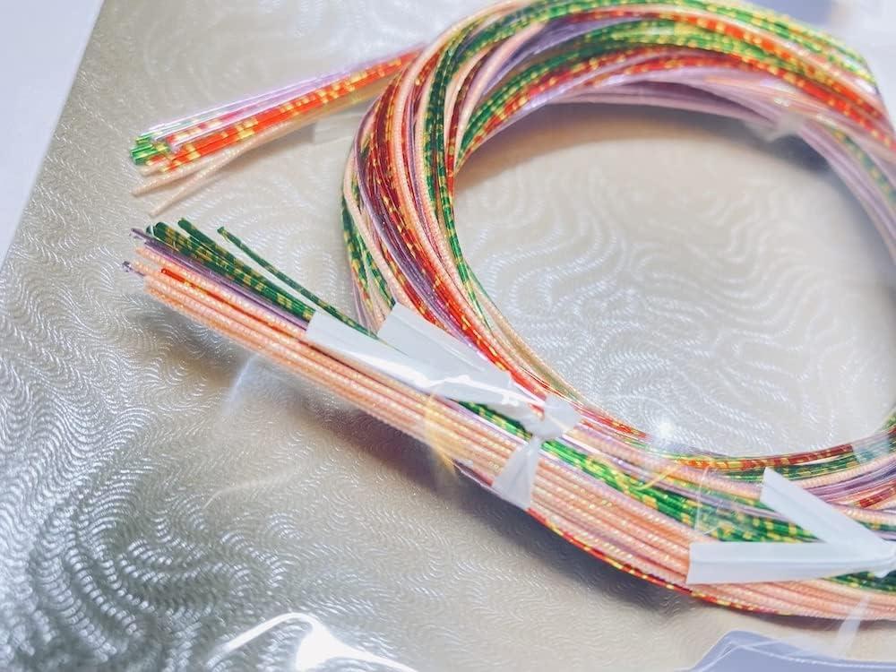 Japanese Mizuhiki Paper Strings 40 pcs - Metallic Assorted Colors ...