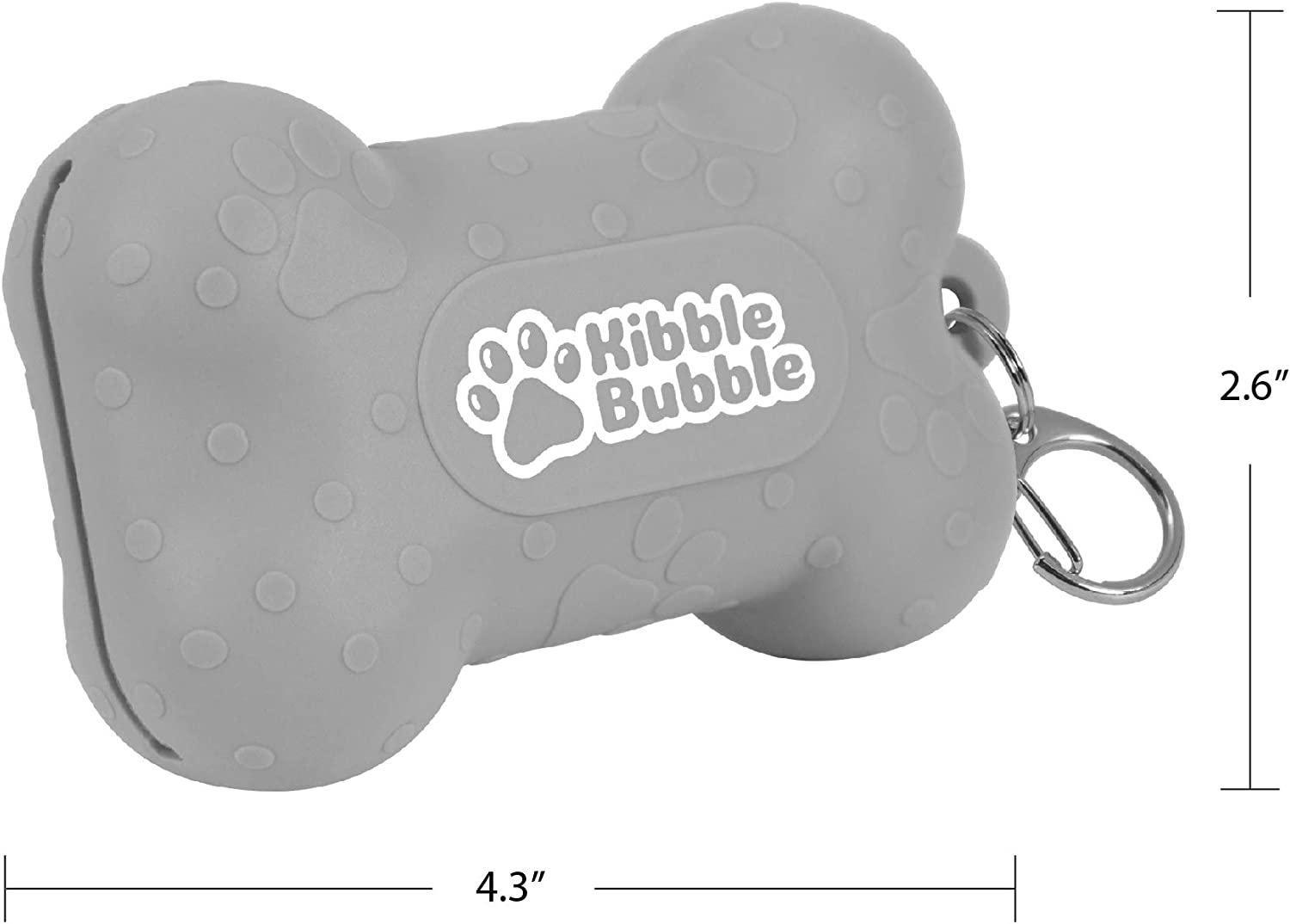 Kibble Bubble Dog Treat Pouch Purple Bone