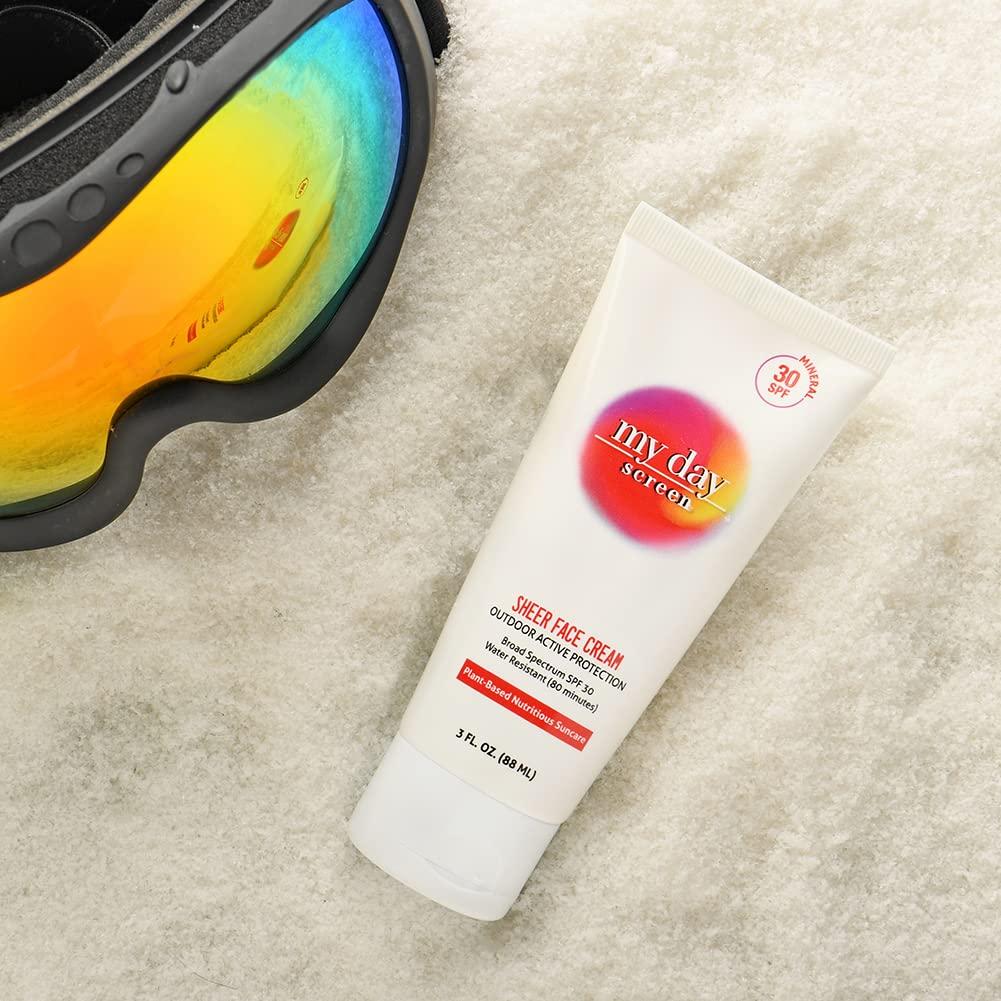 Sheer Face Cream SPF 30 Moisturizer Zinc Oxide Mineral Facial