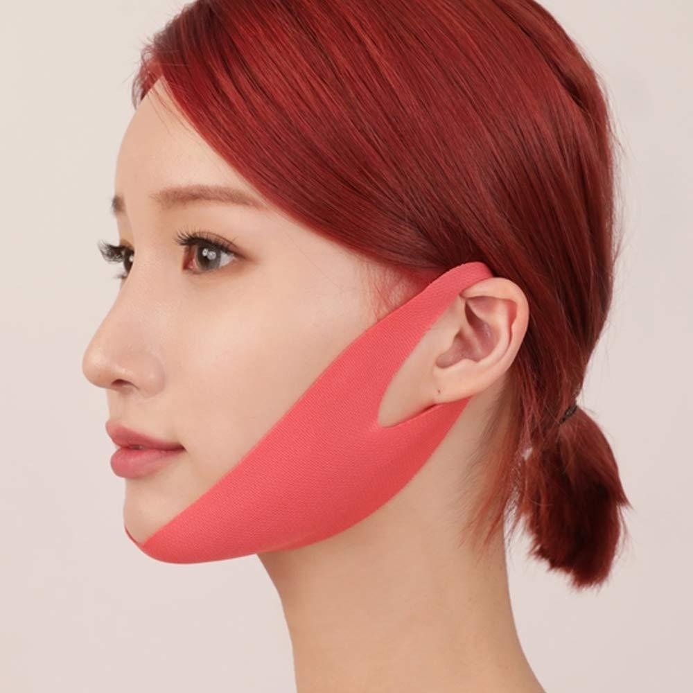 CELDERMA Daily Wear Fit Mask Chiffon Pink 5pcs V Line Lifting