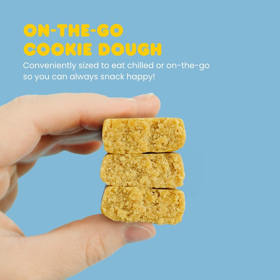 WHOA DOUGH Edible Cookie Dough Bars Peanut Butter 10 Bars, Plant Based,  Gluten Free, Vegan, Non GMO, Healthy Alternative, Real Ingredients, Healthy  Snacks For Kids And Adults 