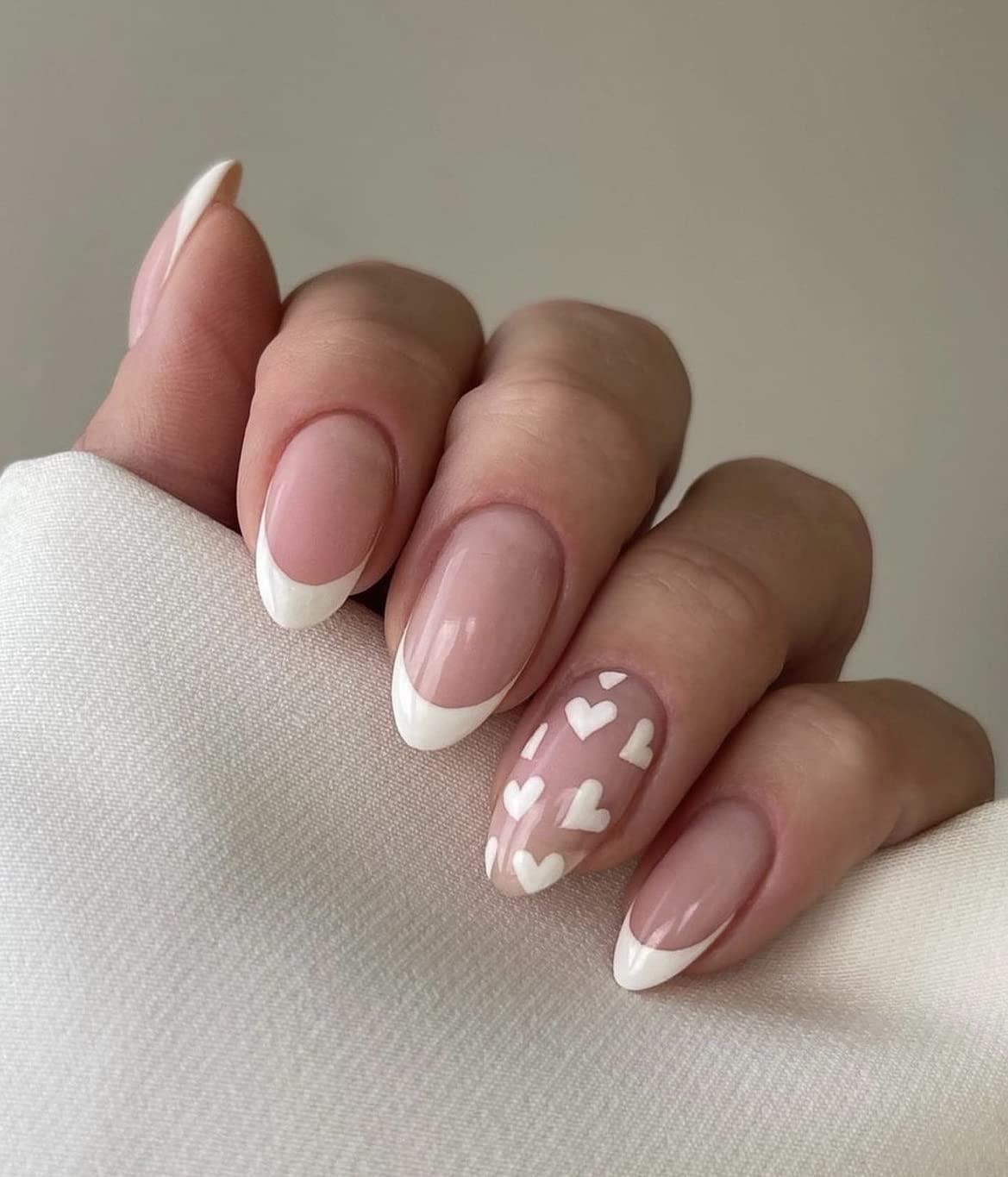 Pink And Grey French Tips — Lots of Lacquer