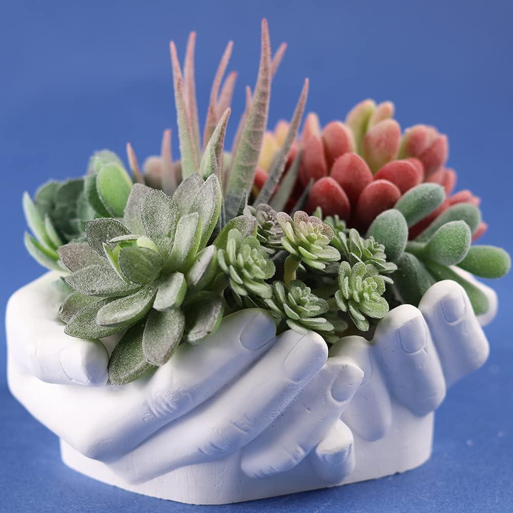 Large Small Square Flowerpot Clay Molds Succulent Plant Silicone Mould DIY  Storage Box Epoxy Resin Mold Cement Concrete Plaster
