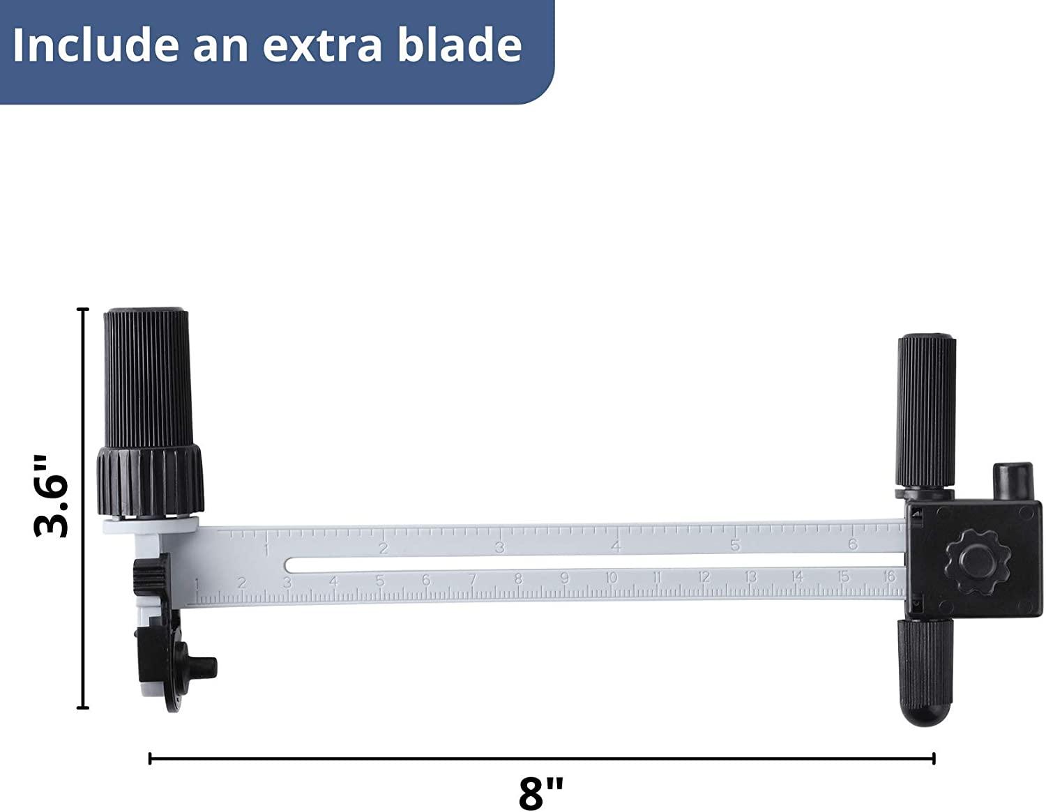 Mr. Pen Compass Circle Cutter Rotary Circle Cutter Circle Cutter Circle Cutter for Paper Crafts