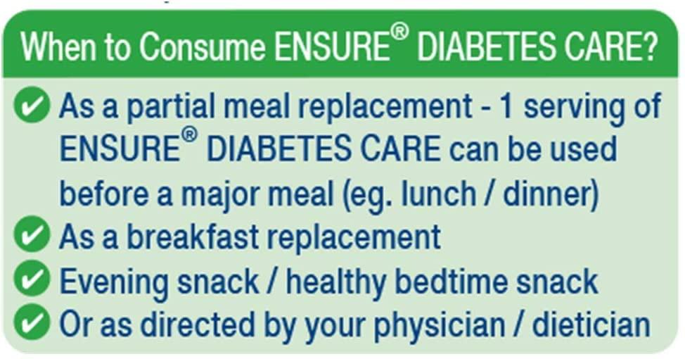 Abbott Ensure Diabetes Care Vanilla Delight Flavor 400 gm (Previously