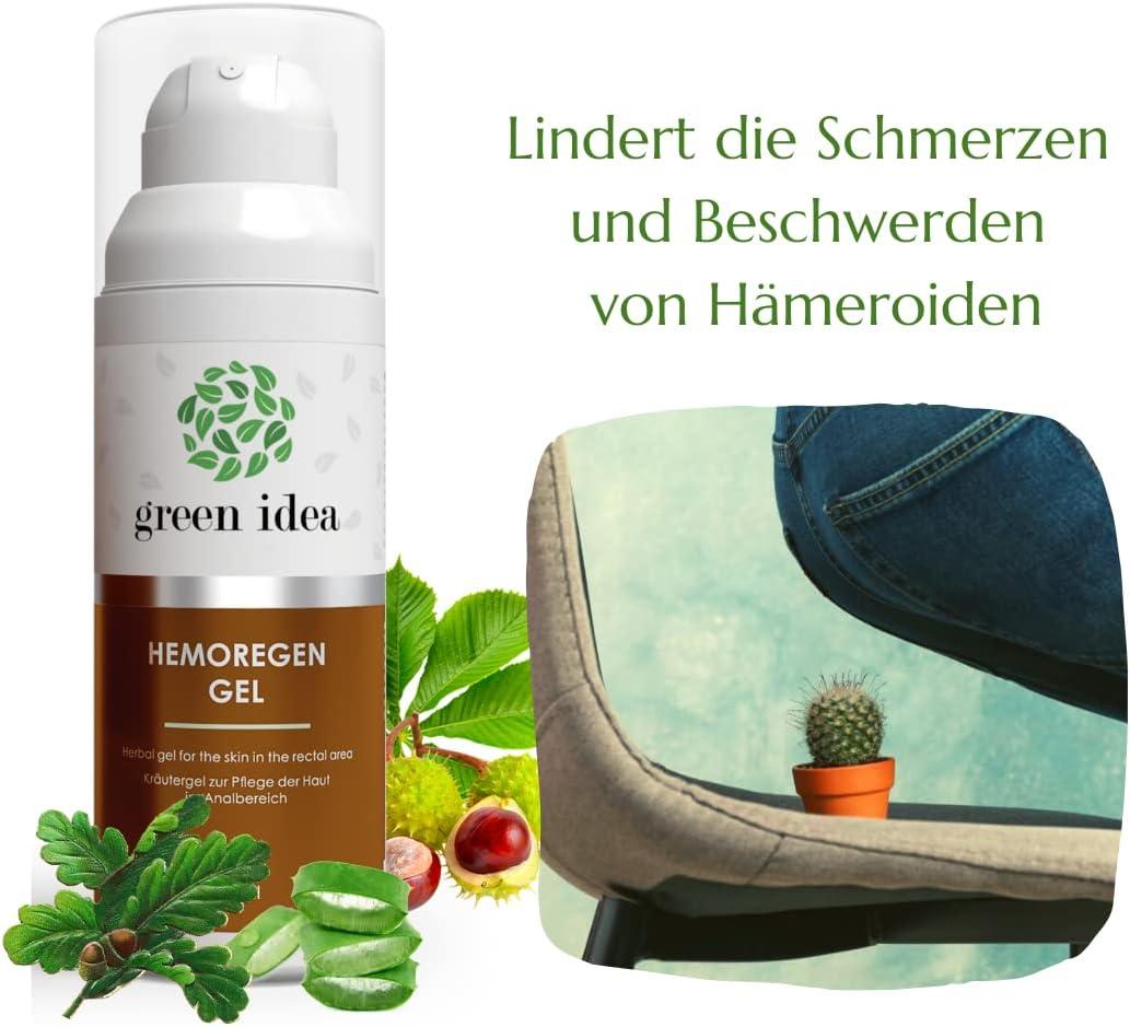 Green Idea Hemore Rets Gel - Herbal Hemorrhoid Ointment with Horse  Chestnuts Aloe Vera & Hemp Oil for Anal Itching & Fissures - 50ml | Buy Now  with Express International Delivery | GoSupps.com