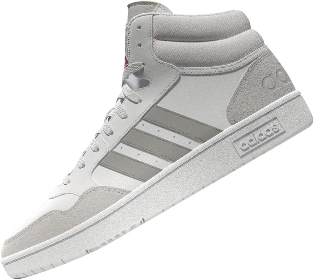 Adidas Men's Hoops 3.0 Mid Sneakers - Classic Vintage Basketball Shoes Ftwr  White/Metal Grey Size 44 2/3 EU - Shop Internationally! | Buy Now with  Express International Delivery | GoSupps.com