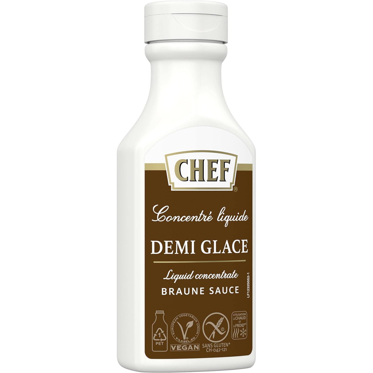 Chef Liquid Concentrate Demi Glace flavor boost for savory dishes 100% natural flavor 1 pack (1 x 200ml)