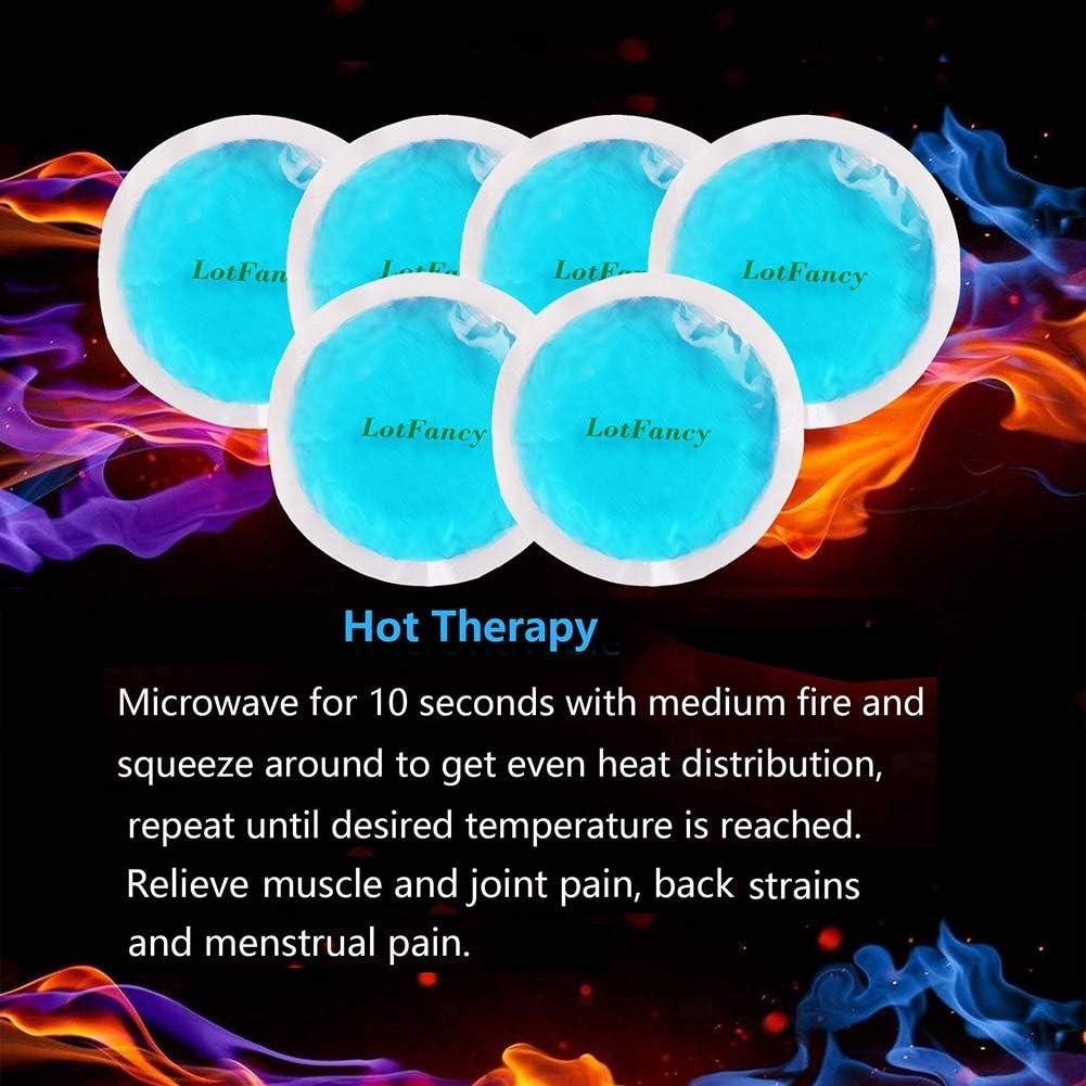 LotFancy Reusable Gel Ice Pack for Injuries, 6PCS Small Heating Cooling  Pads with Cloth Backing, Hot Cold Therapy for Tired Eyes, Breastfeeding,  Wisdom Teeth, H…