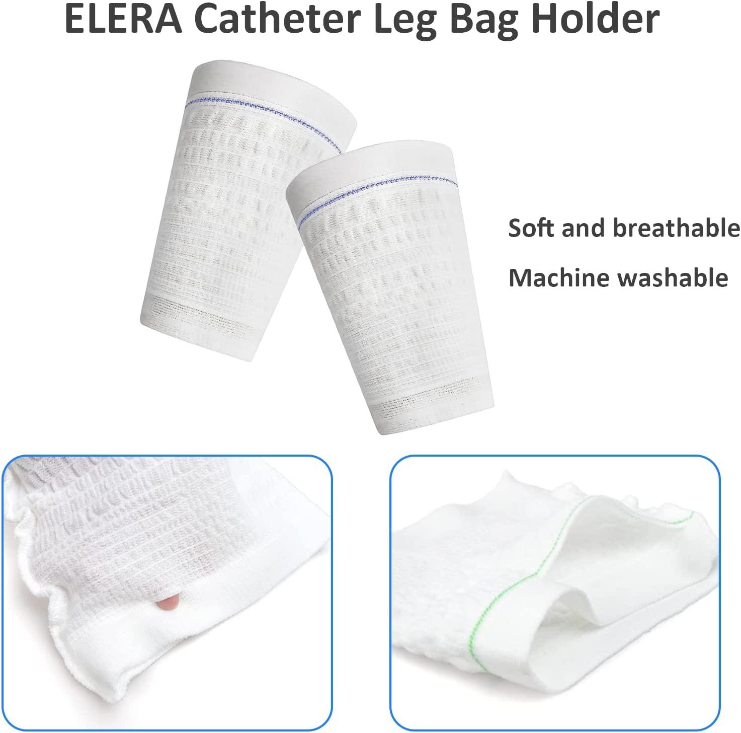 2PCs Urine Bag Holder Carer,Elera Comfortable Foley Leg Bag Sleeves