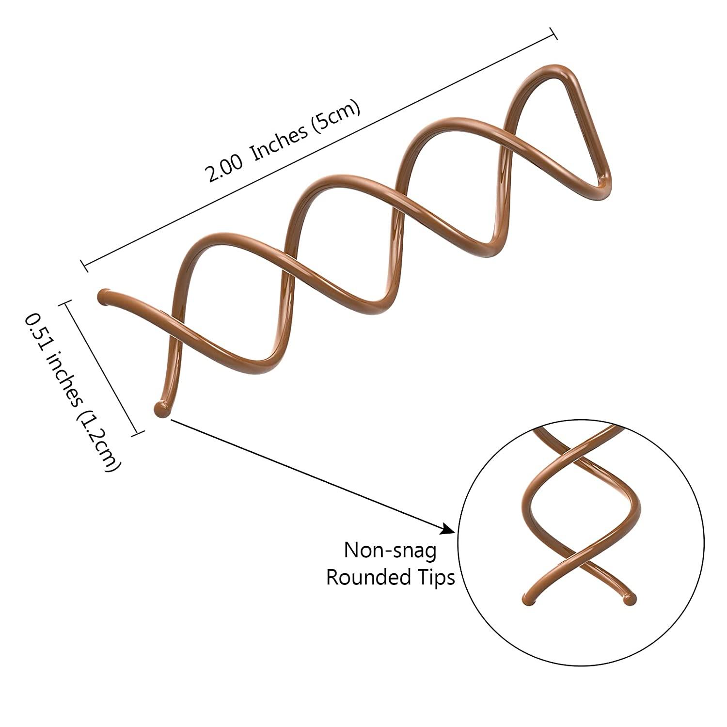 16 Pack Spiral Hair Pins, Spin Pins, Spiral Bobby Pins Nonscratched