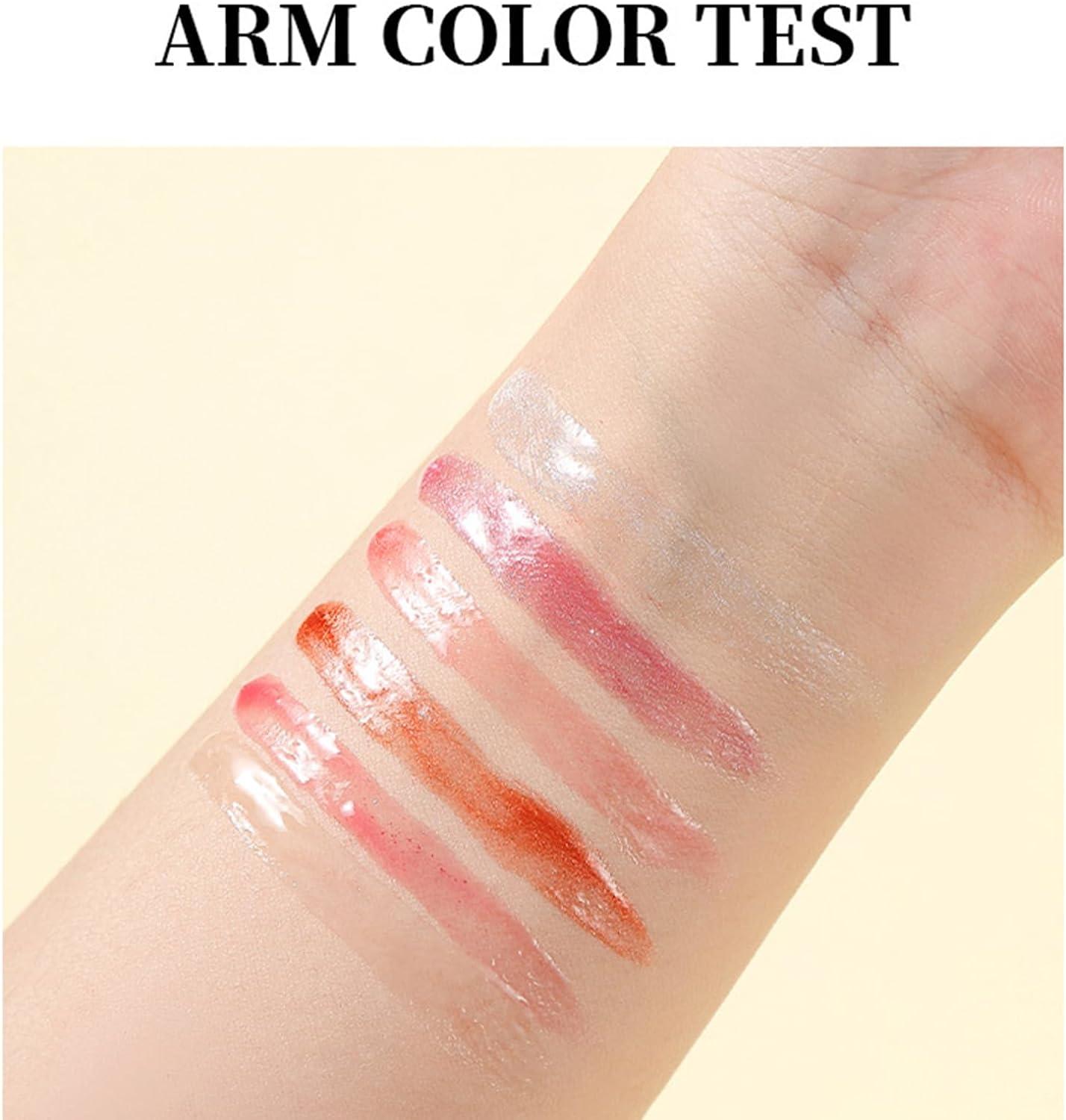 Glitter Lip Gloss Moisturizing Clear Lip Oil with Hyaluronic Acid Lipgloss  Care Fruit Flavoured Lip Oil For Dry Lip Glitter Shine Lip Glaze Gift for  Women Teenage Girls (01) | Buy Now