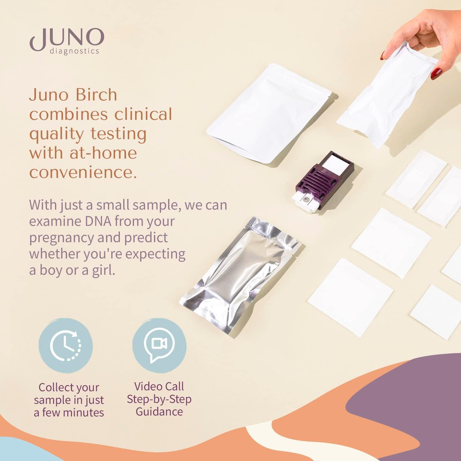 JunoDx Juno Birch Fetal Gender Test Learn The Gender of Your Baby as