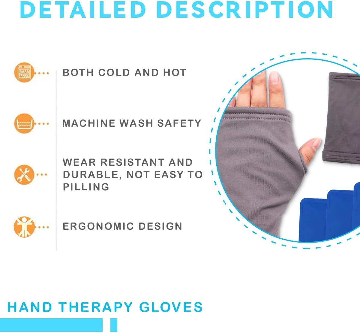 Hot and Cold Hand Therapy Gloves Hand Ice Pack Ice and Heat Therapy