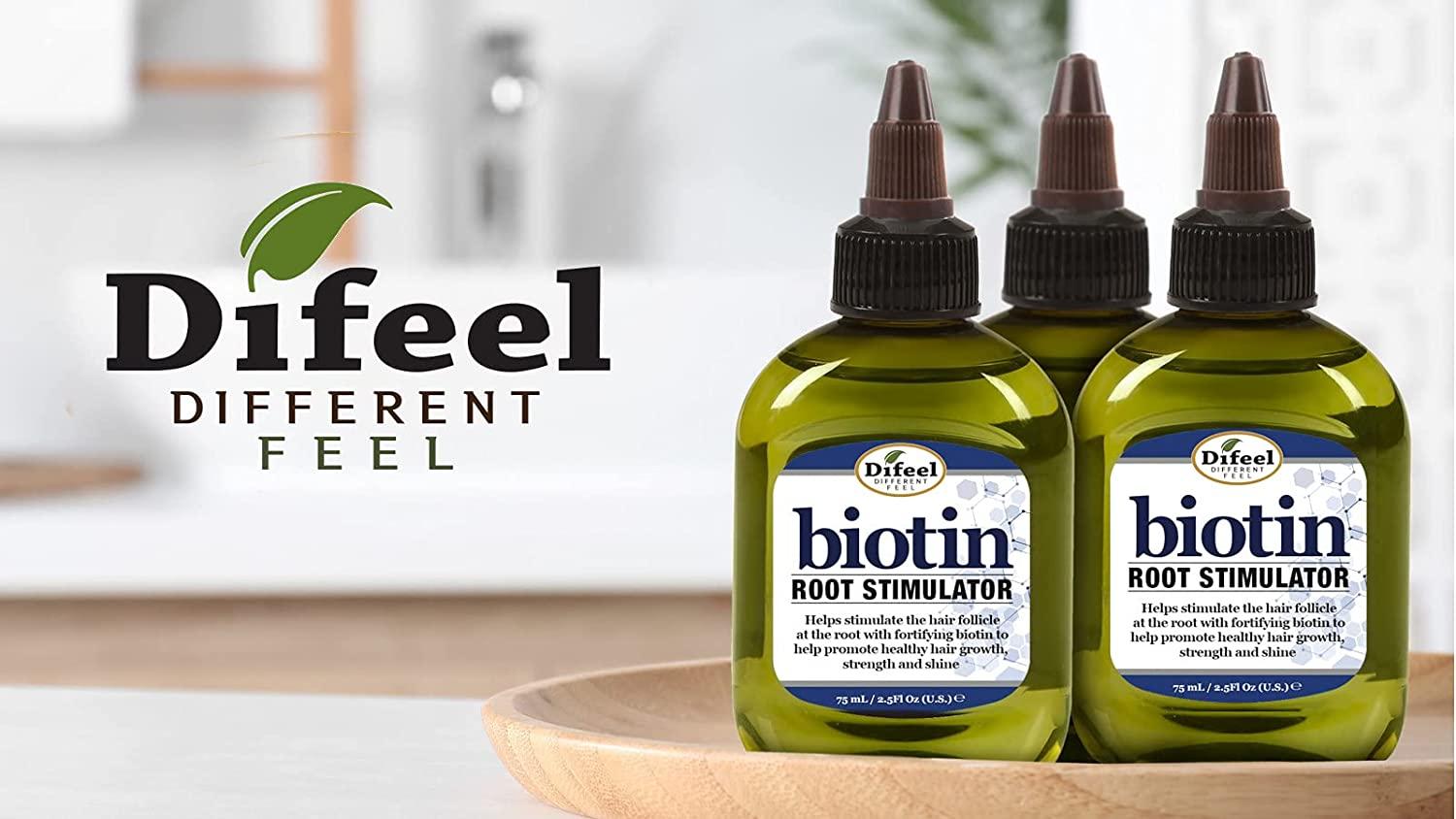 Difeel Biotin Regimen for Hair Growth 4Step Shampoo, Condition and Treatment System (4PC SET) Difeel Biotin Regimen for Hair Growth 4Step Shampoo, Condition and Treatment System (4PC SET)