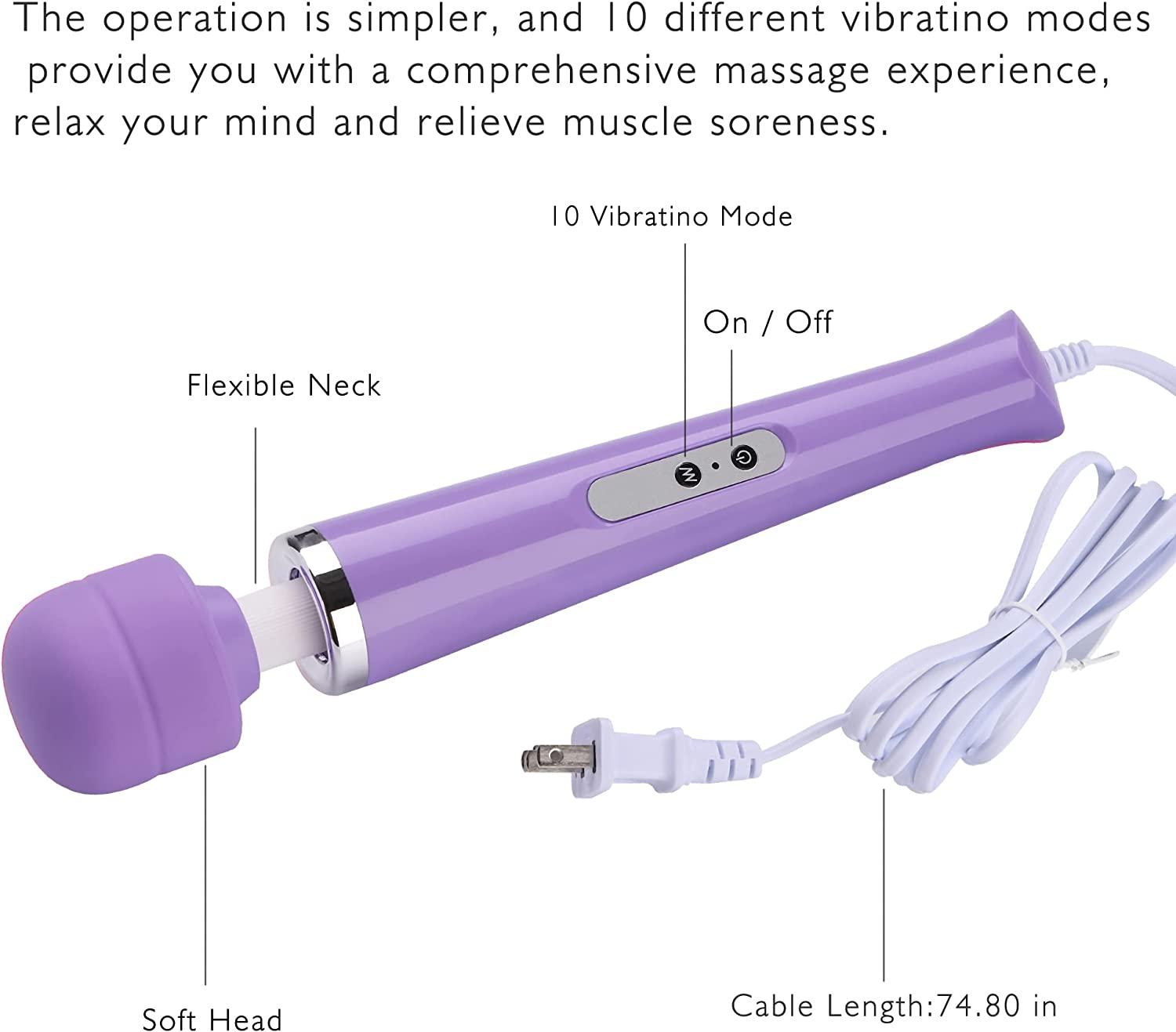 AEVEONE Wired Handheld Electric Massager - Strong Vibrations for Sports  Recovery & Muscle Pain Relief (Light Purple) | Buy Now with Express  International Delivery | GoSupps.com