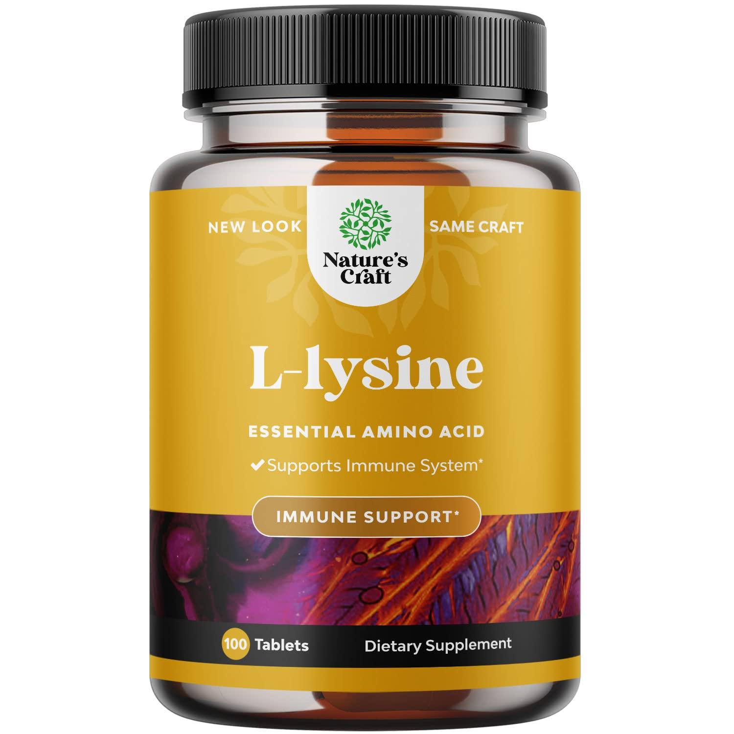 LLysine 1000mg Nutritional Supplement Essential Amino Acid for Eye
