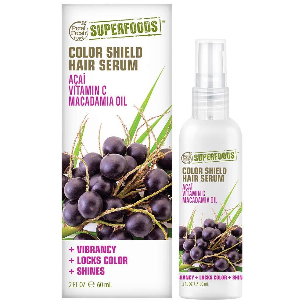 Petal Fresh SuperFoods Color Shield Hair Serum Acai Vitamin C & Macadamia  Oil 2 fl oz (60 ml)