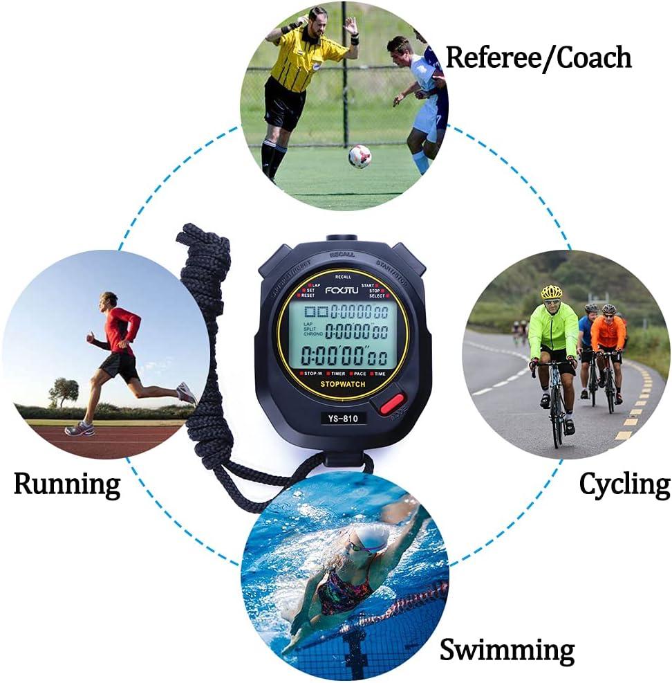 LCD Digital Sports Running Counter Athletics Stopwatch Timer