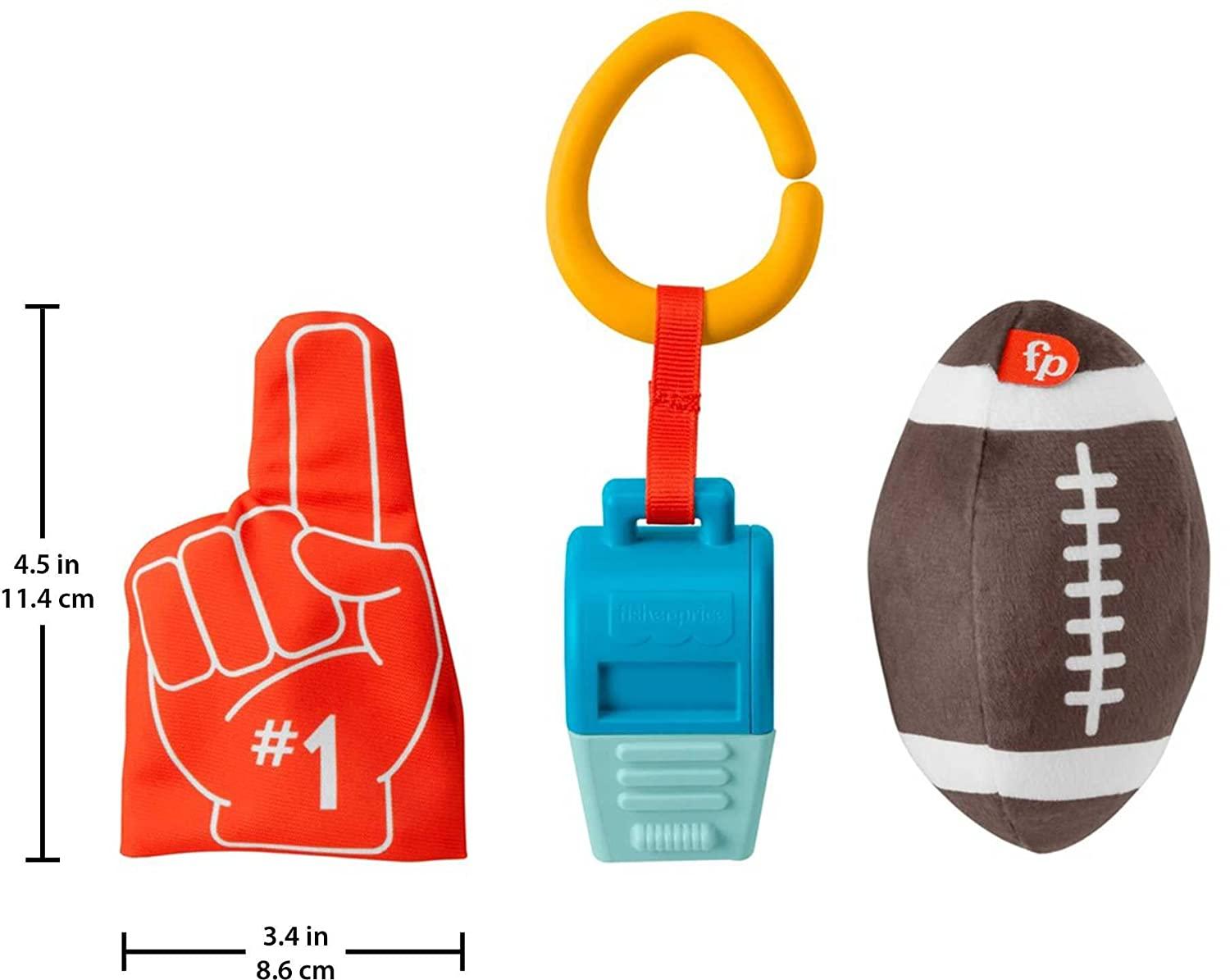 Fisher-Price Tiny Touchdowns Gift Set Football-Themed Baby Toys