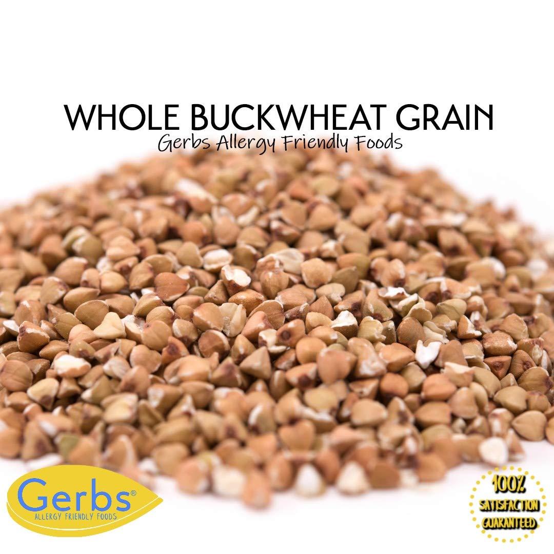 GERBS Buckwheat Grain Groats 2 LBS. Premium Grade Top 14 Food Allergy