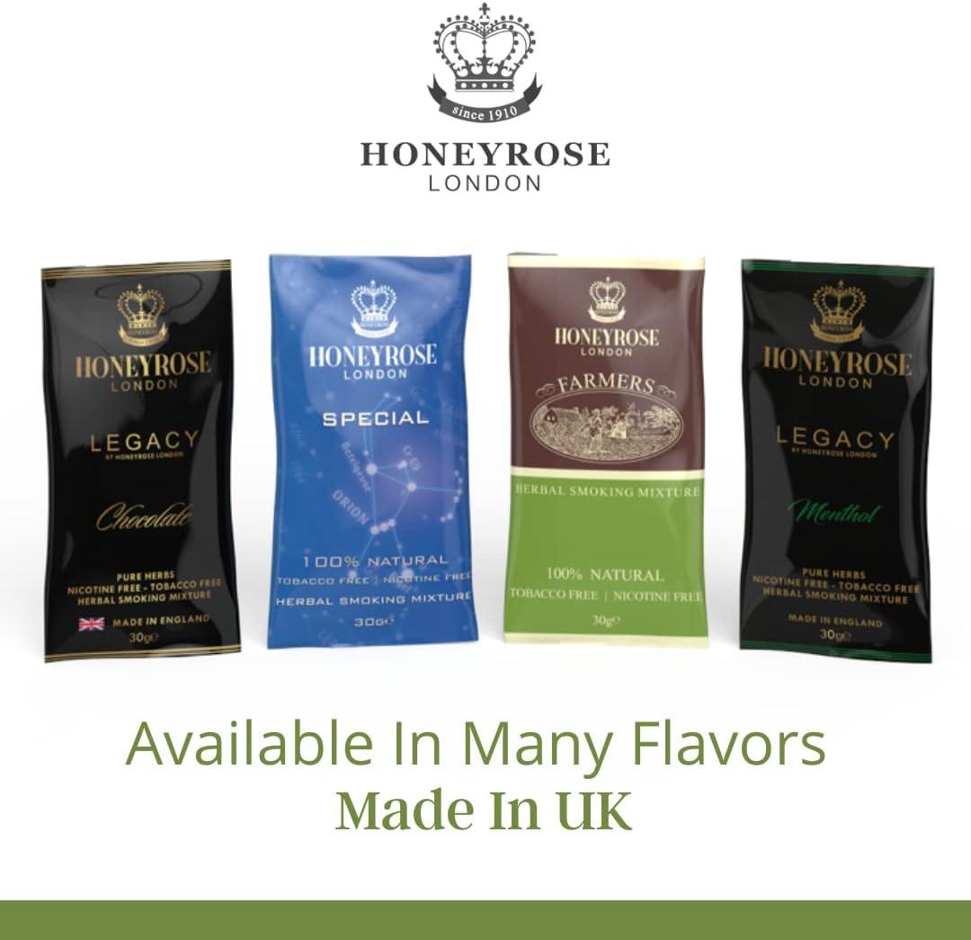 Farmer's HoneyBlend Herbal Mixture - Tobacco & Nicotine Free | Honeyrose |  Buy Now with Express International Delivery