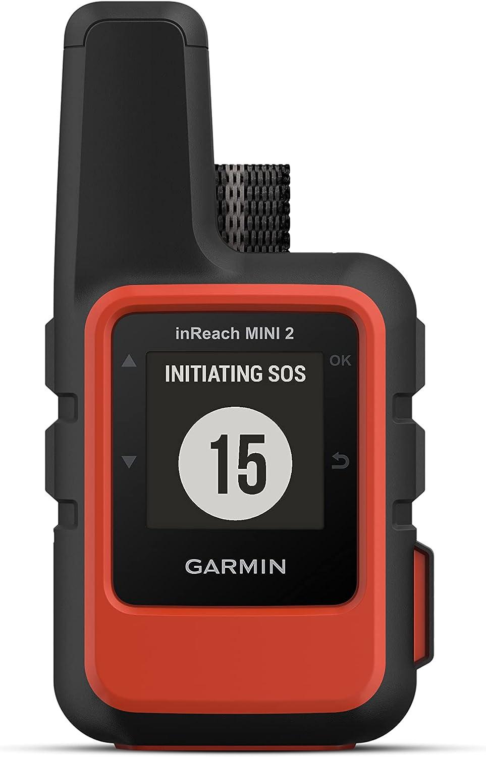 Garmin inReach Mini 2 Satellite Communicator (Flame Red) with