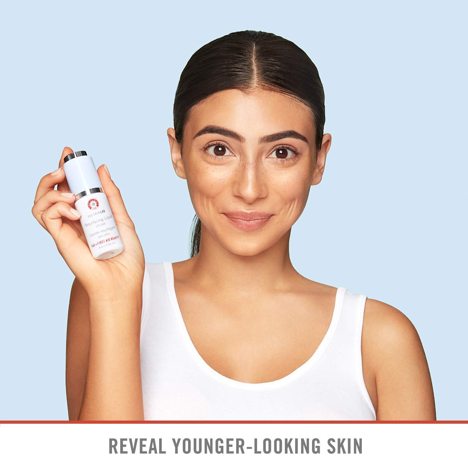 First Aid Beauty FAB Skin Lab Resurfacing Liquid 10 AHA 1.0 Oz.